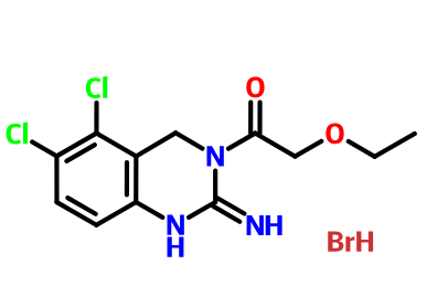 5,6-二氯-3,4-二氢-2(1H)-亚胺喹唑啉-3-乙酸乙酯氢溴酸盐