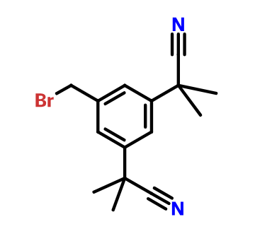 5-溴甲基-a,a,a',a'-四甲基-1,3-二乙氰基苯