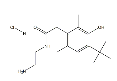 N-（2-氨基乙基）-2- [4-（1,1-二甲基乙基）-3-羟基-2,6-二甲基苯基]乙酰胺盐酸盐