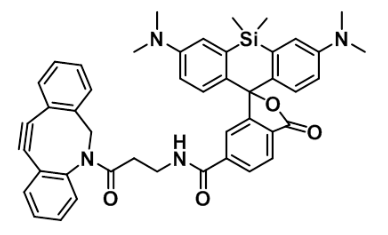 硅基罗丹明-二苯并环辛炔染料，SiR-DBCO