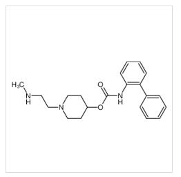 1-[2-(methylamino)ethyl]piperidin-4-yl biphenyl-2-ylcarbamate