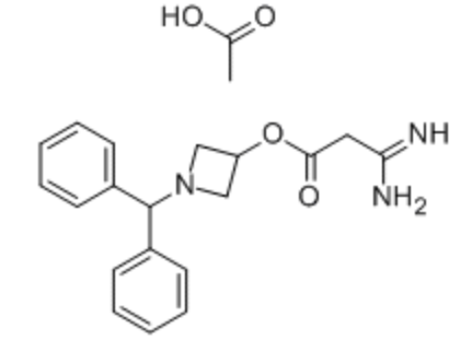 3-氨基-3-亚氨基丙酸 1-(二苯甲基)-3-氮杂环丁酯乙酸盐
