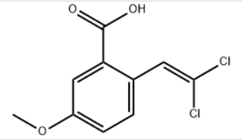 2-(2,2-二氯乙烯基)-5-甲氧基苯甲酸