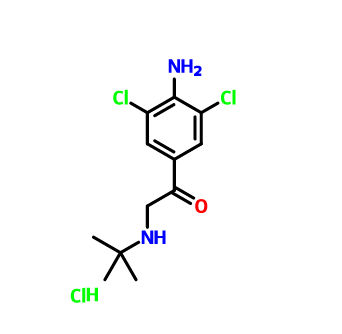 1-(4-氨基-3,5-二氯苯基)-2-叔丁胺乙酮盐酸盐