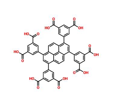 1,3,6,8-四(3',5'-二羧基 苯基)芘