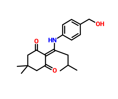 2-{1-[4-(羟甲基)苯氨基]-3-甲基亚丁基}-5,5-二甲基-1,3-环己二酮