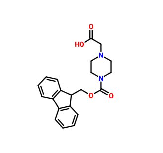 4-芴甲氧羰基-1-哌嗪乙酸 水合物