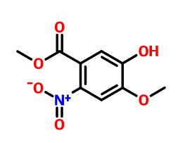 2-硝基-4-甲氧基-5-羟基苯甲酸甲酯