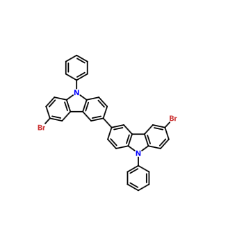 6,6'-二溴-9,9'-二苯基-9H,9'H-3,3'-双咔唑