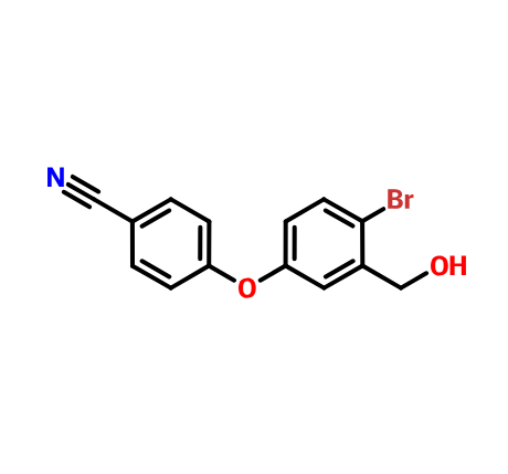 4-[4-溴-3-(羟基甲基)苯氧基]苯甲腈