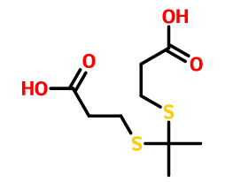 4265-59-2；3,3'-(丙烷-2,2-二基双(硫烷二基))二丙酸