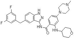 CAS 登录号：1108743-60-7, 恩曲替尼