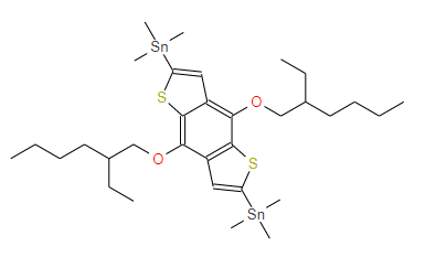 4,8-双[(2-乙基己基)氧基]-2,6-双(三甲基锡)苯并[1,2-b:4,5-b']二噻吩