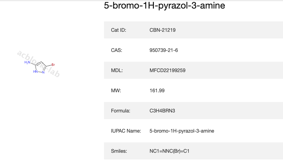 3-溴-1H-吡唑-5-胺