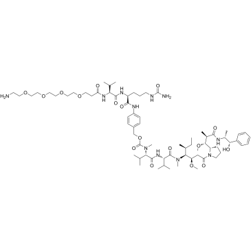 Amino-PEG4-Val-Cit-PAB-MMAE