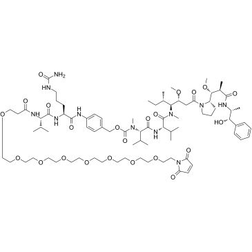 Mal-PEG8-Val-Cit-PAB-MMAE