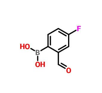 4-氟-2-醛基苯硼酸