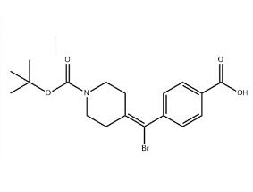 4-[BROMO(4-CARBOXYPHENYL)METHYLENE]PIPERIDINE-1-CARBOXYLIC ACID TERT-BUTYL ESTER