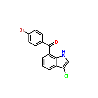 3-氯-7-(4-溴代苯甲酰基)吲哚