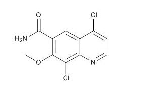 4,8-二氯-7-甲氧基喹啉-6-甲酰胺