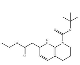 tert-butyl 7-(2-ethoxy-2-oxoethyl)-3,4-dihydro-1,8-naphthyridine-1(2H)-carboxylate