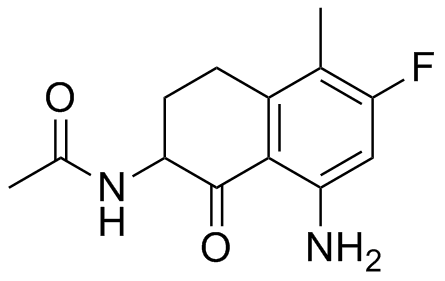 N-(8-氨基-6-氟-5-甲基-1-氧代-1,2,3,4-四氢萘-2-基)乙酰胺