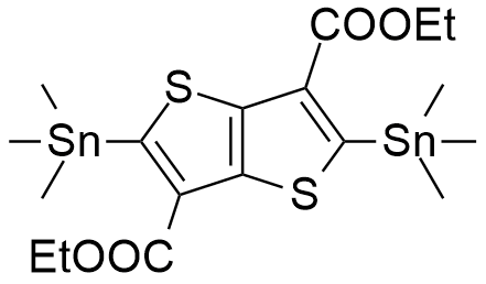 2,5-双(三甲基锡基)噻吩并[3,2-b]噻吩-3,6-二乙酯