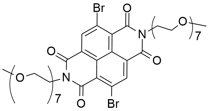 4,9-二溴-2,7-二(2,5,8,11,14,17,20-七氧杂二十二烷-22-基)苯并[lmn][3,8]菲咯啉-1,3,6,8(2H,7H)-四酮