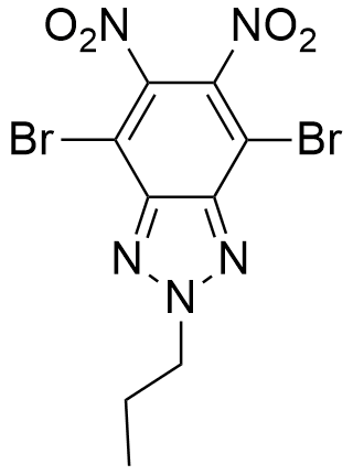 4,7-Dibromo-5,6-dinitro-2-propyl-2H-benzo[d][1,2,3]triazole