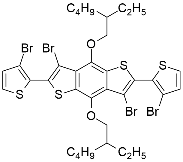 3,7-二溴-2,6-双(3-溴噻吩-2-基)-4,8-双((2-乙基己基)氧)苯并[1,2-b:4,5-b']二噻吩