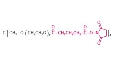 四臂聚乙二醇琥珀酰亚胺戊二酸酯（酯键）,4-arm PEG-SG