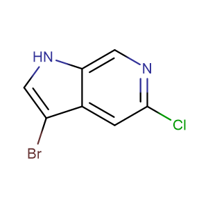 3-溴-5-氯-1H-吡咯并[2,3-c]吡啶