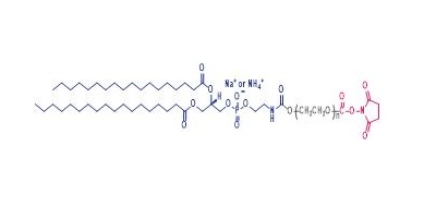二硬脂酸酰基磷脂酰乙醇胺-聚乙二醇-N-羟基琥珀酰亚胺,DSPE-PEG-NHS