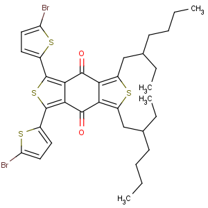 1,3-二(5-溴噻吩-2-基)-5,7-双(2-乙基己基)苯并[1,2-C:4,5-C']二噻吩-4,8-二酮