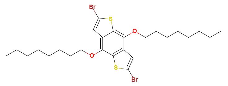 2,6-二溴-4,8-双(正辛基氧代)苯并[1,2-b:4,5-b ]二噻吩