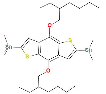 2,6-二(三甲基锡)-4,8-二(2-乙基己基氧基)-苯并二噻吩