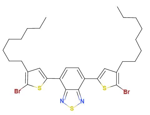 4,7-双(5-溴-4-辛基噻吩-2-基) 苯并[C][1,2,5]噻二唑