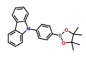 9-(4-(4,4,5,5-四甲基-1,3,2-二氧杂硼杂环戊烷-2-基)苯基)-9H-咔唑