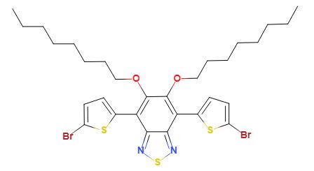 4,7 - 双(5 - 溴噻吩-2 - 基)-5,6 - 双(辛氧基)苯并并[C] [1,2,5]噻二唑