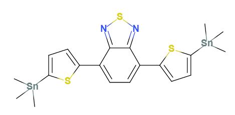 4,7-二(5-三甲基锡噻吩基-2-)-2,1,3-苯并噻二唑