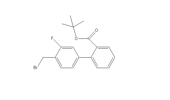 4'-溴甲基-3'-氟-联苯基-2-羧酸叔丁酯