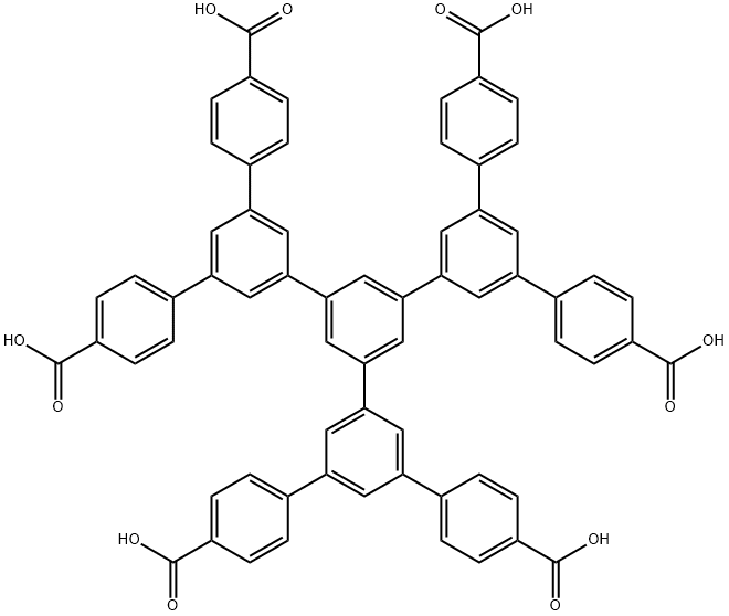 5',5'''-双(4-羧基苯基)-5''-(4,4''-二羧基-[1,1':3',1''-三联苯]-5'-基)-[1,1':3',1'':3'',1''':3''',1''''-五苯基]-4,4''