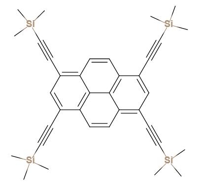 1,3,6,8-四(三甲基硅基乙炔基)芘