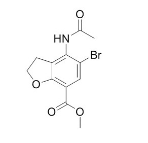 4-乙酰氨基-5-溴-2,3-二羟基苯并呋喃-7-羧酸甲酯