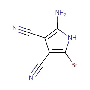 2-氨基-5-溴-1H-吡咯-3,4-二甲腈