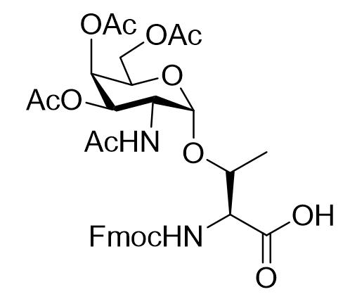 N-芴甲氧羰基-O-beta-(2-乙酰氨基-2-脱氧-3,4,6-三-O-乙酰基-alpha-D-吡喃半乳糖基)-L-苏氨酸