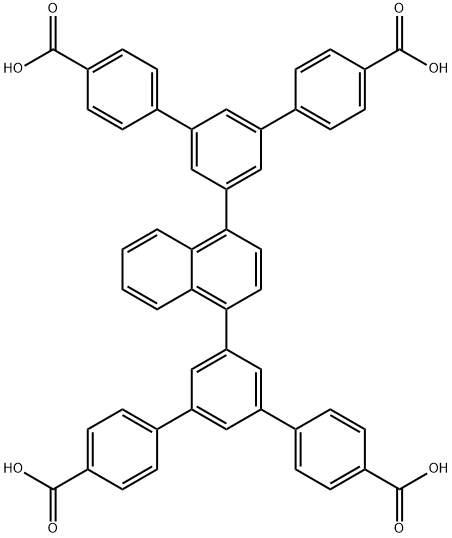 [1,1':3',1''-Terphenyl]-4,4''-dicarboxylic acid, 5',5''''-(1,4-naphthalenediyl)bis