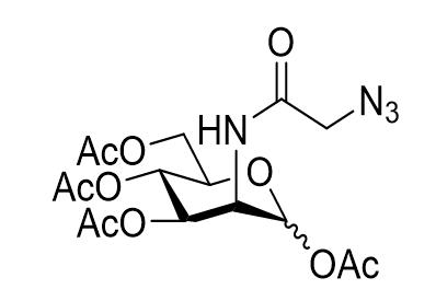 (3S,4R,5S,6R)-6-(acetoxymethyl)-3-(2-azidoacetamido)tetrahydro-2H-pyran-2,4,5-triyl triacetate
