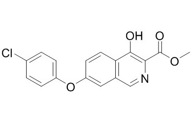 7-(4-氯苯氧基)-4-羟基异喹啉-3-羧酸甲酯