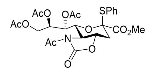 5-乙酰氨基-7,8,9-三-O-乙酰基-5-N,4-O-羰基-3,5-二脱氧-2-S-苯基-2-硫代-Β-D-甘油-D-半乳-2-吡喃神经氨酸甲酯